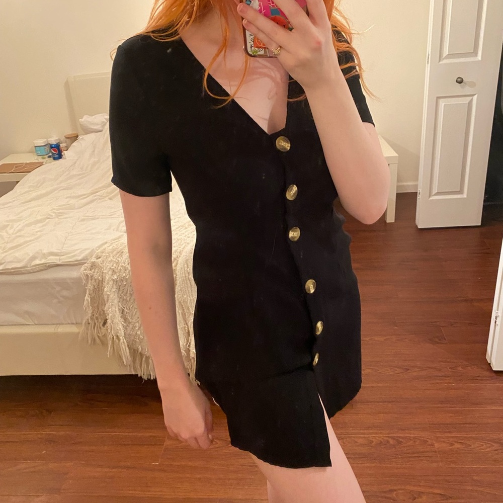 Black nasty gal dress